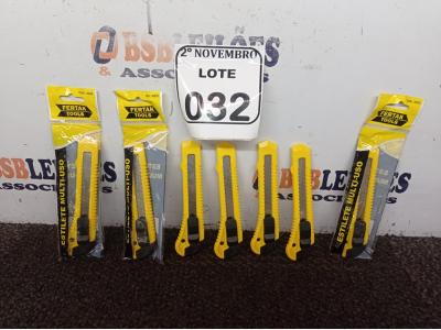 LOTE 032 - 07 ESTILETES MARCA FERTAK(NOVO). (NO ESTADO) ATENÇÃO! FAZER A VISITAÇÃO ANTES DE ARREMATAR, NÃO SABEMOS SE FUNCIONA. LEILÃO NÃO TEM GARANTIA E NEM DEVOLUÇÃO, SUJEITO A POSSÍVEIS AVARIAS VISÍVEIS/OCULTAS E/OU AUSÊNCIA DE COMPONENTES.