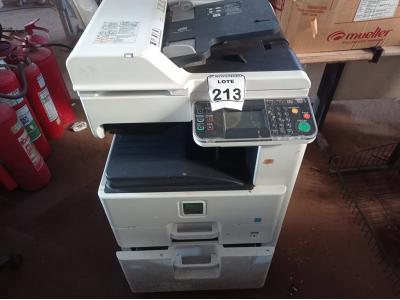 LOTE 213 - 01 COPIADORA MULTIFUNCIONAL MARCA KYOCERA MODELO ECOSYR FS-6525MFP. (NO ESTADO) ATENÇÃO! FAZER A VISITAÇÃO ANTES DE ARREMATAR, NÃO SABEMOS SE FUNCIONA. LEILÃO NÃO TEM GARANTIA E NEM DEVOLUÇÃO, SUJEITO A POSSÍVEIS AVARIAS VISÍVEIS/OCULTAS E/OU AUSÊNCIA DE COMPONENTES.