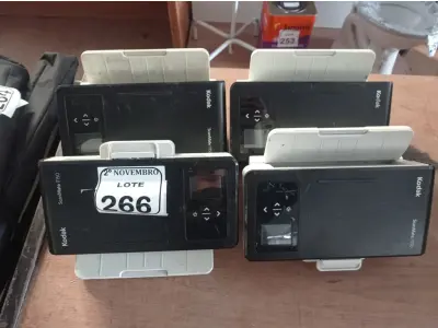 LOTE 266 - 04 SCANNER’S MARCA KODAK. (NO ESTADO) ATENÇÃO! FAZER A VISITAÇÃO ANTES DE ARREMATAR, NÃO SABEMOS SE FUNCIONA. LEILÃO NÃO TEM GARANTIA E NEM DEVOLUÇÃO, SUJEITO A POSSÍVEIS AVARIAS VISÍVEIS/OCULTAS E/OU AUSÊNCIA DE COMPONENTES.