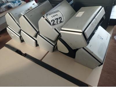 LOTE 272 - 09 SCANNER’S MARCA FUJITSU. (NO ESTADO) ATENÇÃO! FAZER A VISITAÇÃO ANTES DE ARREMATAR, NÃO SABEMOS SE FUNCIONA. LEILÃO NÃO TEM GARANTIA E NEM DEVOLUÇÃO, SUJEITO A POSSÍVEIS AVARIAS VISÍVEIS/OCULTAS E/OU AUSÊNCIA DE COMPONENTES.