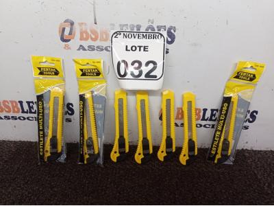 LOTE 032 - 07 ESTILETES MARCA FERTAK(NOVO). (NO ESTADO) ATENÇÃO! FAZER A VISITAÇÃO ANTES DE ARREMATAR, NÃO SABEMOS SE FUNCIONA. LEILÃO NÃO TEM GARANTIA E NEM DEVOLUÇÃO, SUJEITO A POSSÍVEIS AVARIAS VISÍVEIS/OCULTAS E/OU AUSÊNCIA DE COMPONENTES.