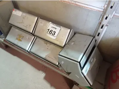 LOTE 163 - 08 SCANNER’S MARCA FUJITSU. (NO ESTADO) ATENÇÃO! FAZER A VISITAÇÃO ANTES DE ARREMATAR, NÃO SABEMOS SE FUNCIONA. LEILÃO NÃO TEM GARANTIA E NEM DEVOLUÇÃO, SUJEITO A POSSÍVEIS AVARIAS VISÍVEIS/OCULTAS E/OU AUSÊNCIA DE COMPONENTES.