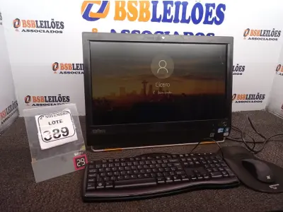 LOTE 389 - 01 PC ALL IN ONE CORE I5 8GB 500HD TELA TOUCH MARCA LENOVO 01 TECLADO E 01 MOUSE S/FIO. (NO ESTADO) ATENÇÃO! FAZER A VISITAÇÃO ANTES DE ARREMATAR, NÃO SABEMOS SE FUNCIONA. LEILÃO NÃO TEM GARANTIA E NEM DEVOLUÇÃO, SUJEITO A POSSÍVEIS AVARIAS VISÍVEIS/OCULTAS E/OU AUSÊNCIA DE COMPONENTES.