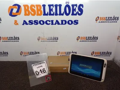 LOTE 046 - 01 TABLET MARCA INTEL. (NO  ESTADO) ATENÇÃO! FAZER A VISITAÇÃO ANTES DE ARREMATAR, NÃO SABEMOS SE FUNCIONA. LEILÃO NÃO TEM GARANTIA E NEM DEVOLUÇÃO, SUJEITO A POSSÍVEIS AVARIAS VISÍVEIS/OCULTAS E/OU AUSÊNCIA DE COMPONENTES.