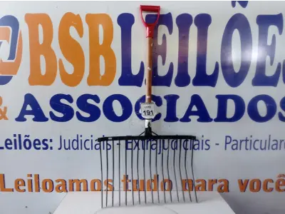 LOTE 191 - 01 GARFO P/FENO. (NO ESTADO) ATENÇÃO! FAZER A VISITAÇÃO ANTES DE ARREMATAR, NÃO SABEMOS SE FUNCIONA. LEILÃO NÃO TEM GARANTIA E NEM DEVOLUÇÃO, SUJEITO A POSSÍVEIS AVARIAS VISÍVEIS/OCULTAS E/OU AUSÊNCIA DE COMPONENTES.