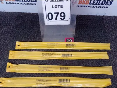 LOTE 079 - 02 BROCAS P/MOURÃO E FIBROCIMENTO 5/16” 400MM MARCA FERTAK E 01 BROCA P/MOURÃO E FIBROCIMENTO 1/2” 400MM MARCA FERTAK (NOVO). (NO ESTADO) ATENÇÃO! FAZER A VISITAÇÃO ANTES DE ARREMATAR, NÃO SABEMOS SE FUNCIONA. LEILÃO NÃO TEM GARANTIA E NEM DEVOLUÇÃO, SUJEITO A POSSÍVEIS AVARIAS VISÍVEIS/OCULTAS E/OU AUSÊNCIA DE COMPONENTES.