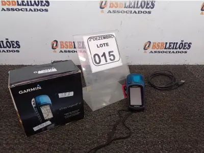 LOTE 015 - 01 GPS MARCA GARMIM MODELO ETREX LEGEND H. (NO ESTADO) ATENÇÃO! FAZER A VISITAÇÃO ANTES DE ARREMATAR, NÃO SABEMOS SE FUNCIONA. LEILÃO NÃO TEM GARANTIA E NEM DEVOLUÇÃO, SUJEITO A POSSÍVEIS AVARIAS VISÍVEIS/OCULTAS E/OU AUSÊNCIA DE COMPONENTES.