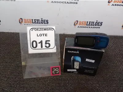 LOTE 015 - 01 GPS MARCA GARMIM MODELO ETREX LEGEND H. (NO ESTADO) ATENÇÃO! FAZER A VISITAÇÃO ANTES DE ARREMATAR, NÃO SABEMOS SE FUNCIONA. LEILÃO NÃO TEM GARANTIA E NEM DEVOLUÇÃO, SUJEITO A POSSÍVEIS AVARIAS VISÍVEIS/OCULTAS E/OU AUSÊNCIA DE COMPONENTES.