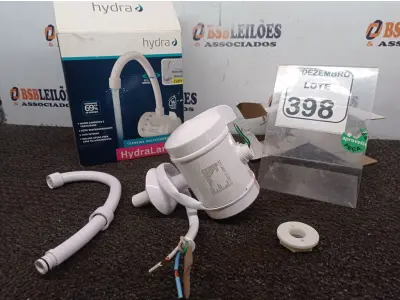 LOTE 398 - 01 TORNEIRA HYDRA MULTI-TEMPERATURA P/ BANCADA 220V. (NO ESTADO) ATENÇÃO! FAZER A VISITAÇÃO ANTES DE ARREMATAR, NÃO SABEMOS SE FUNCIONA. LEILÃO NÃO TEM GARANTIA E NEM DEVOLUÇÃO, SUJEITO A POSSÍVEIS AVARIAS VISÍVEIS/OCULTAS E/OU AUSÊNCIA DE COMPONENTES.