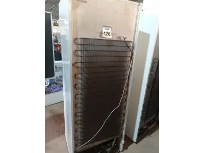 LOTE 426 - 01 GELADEIRA MARCA CONTINENTAL. (NO ESTADO) ATENÇÃO! FAZER A VISITAÇÃO ANTES DE ARREMATAR, NÃO SABEMOS SE FUNCIONA. LEILÃO NÃO TEM GARANTIA E NEM DEVOLUÇÃO, SUJEITO A POSSÍVEIS AVARIAS VISÍVEIS/OCULTAS E/OU AUSÊNCIA DE COMPONENTES.