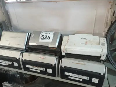 LOTE 525 - 09 SCANNERS MARCAS E MODELOS DIVERSOS. (NO ESTADO) ATENÇÃO! FAZER A VISITAÇÃO ANTES DE ARREMATAR, NÃO SABEMOS SE FUNCIONA. LEILÃO NÃO TEM GARANTIA E NEM DEVOLUÇÃO, SUJEITO A POSSÍVEIS AVARIAS VISÍVEIS/OCULTAS E/OU AUSÊNCIA DE COMPONENTES.