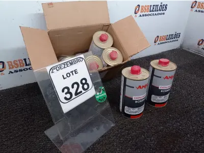 LOTE 328 - 01 CAIXA C/06 CATALISADORES MARCA ANJO CONTENDO 450ML EM CADA LATA(NOVO). (NO ESTADO) ATENÇÃO! FAZER A VISITAÇÃO ANTES DE ARREMATAR, NÃO SABEMOS SE FUNCIONA. LEILÃO NÃO TEM GARANTIA E NEM DEVOLUÇÃO, SUJEITO A POSSÍVEIS AVARIAS VISÍVEIS/OCULTAS E/OU AUSÊNCIA DE COMPONENTES.