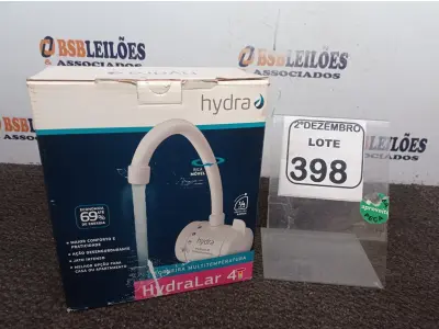 LOTE 398 - 01 TORNEIRA HYDRA MULTI-TEMPERATURA P/ BANCADA 220V. (NO ESTADO) ATENÇÃO! FAZER A VISITAÇÃO ANTES DE ARREMATAR, NÃO SABEMOS SE FUNCIONA. LEILÃO NÃO TEM GARANTIA E NEM DEVOLUÇÃO, SUJEITO A POSSÍVEIS AVARIAS VISÍVEIS/OCULTAS E/OU AUSÊNCIA DE COMPONENTES.