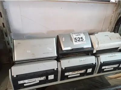 LOTE 525 - 09 SCANNERS MARCAS E MODELOS DIVERSOS. (NO ESTADO) ATENÇÃO! FAZER A VISITAÇÃO ANTES DE ARREMATAR, NÃO SABEMOS SE FUNCIONA. LEILÃO NÃO TEM GARANTIA E NEM DEVOLUÇÃO, SUJEITO A POSSÍVEIS AVARIAS VISÍVEIS/OCULTAS E/OU AUSÊNCIA DE COMPONENTES.