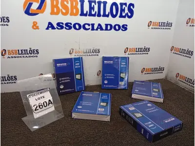 LOTE 260 - 05 REFLETORES LED AMBIENTE EXTERNO 100W. (NOVO), (NO ESTADO) ATENÇÃO! FAZER A VISITAÇÃO ANTES DE ARREMATAR, NÃO SABEMOS SE FUNCIONA. LEILÃO NÃO TEM GARANTIA E NEM DEVOLUÇÃO, SUJEITO A POSSÍVEIS AVARIAS VISÍVEIS/OCULTAS E/OU AUSÊNCIA DE COMPONENTES.