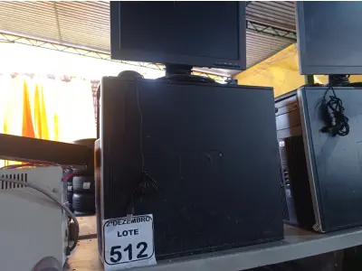 LOTE 512 - 01 CPU MARCA HP E 01 MONITOR MARCA LENOVO C/MOUSE. (NO ESTADO) ATENÇÃO! FAZER A VISITAÇÃO ANTES DE ARREMATAR, NÃO SABEMOS SE FUNCIONA. LEILÃO NÃO TEM GARANTIA E NEM DEVOLUÇÃO, SUJEITO A POSSÍVEIS AVARIAS VISÍVEIS/OCULTAS E/OU AUSÊNCIA DE COMPONENTES.