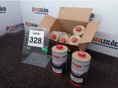 LOTE 328 - 01 CAIXA C/06 CATALISADORES MARCA ANJO CONTENDO 450ML EM CADA LATA(NOVO). (NO ESTADO) ATENÇÃO! FAZER A VISITAÇÃO ANTES DE ARREMATAR, NÃO SABEMOS SE FUNCIONA. LEILÃO NÃO TEM GARANTIA E NEM DEVOLUÇÃO, SUJEITO A POSSÍVEIS AVARIAS VISÍVEIS/OCULTAS E/OU AUSÊNCIA DE COMPONENTES.
