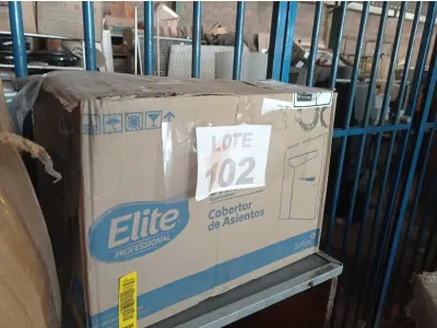 LOTE 102 - 09 - DISPENSER PARA PROTETOR DE ASSENTO SANITÁRIO (NO ESTADO, NÃO SABEMOS SE FUNCIONA. LEILÃO NÃO TEM GARANTIA E NEM DEVOLUÇÃO, SUJEITO A POSSÍVEIS AVARIAS VISÍVEIS/OCULTAS E/OU AUSÊNCIA DE COMPONENTES)