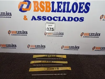 LOTE 075 - 03 BROCAS MOURÃO 5/16 X 280MM” MARCA FERTAK TOOLS (NOVO) (NO ESTADO) ATENÇÃO! FAZER A VISITAÇÃO ANTES DE ARREMATAR, NÃO SABEMOS SE FUNCIONA. LEILÃO NÃO TEM GARANTIA E NEM DEVOLUÇÃO, SUJEITO A POSSÍVEIS AVARIAS VISÍVEIS/OCULTAS E/OU AUSÊNCIA DE COMPONENTES.