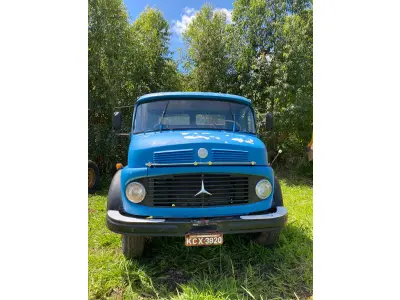 LOTE 005 - ITEM 5: CAMINHA MERCEDES BENS 1113 6X2, ANO 1971, MOTOR 352 A TURBINADO, BOM DE PNEUS, INTERNA MÉDIA, OPERACIONAL, (NO ESTADO) (VISITAÇÃO ABADIÂNIA–GOIÁS) (CONTATO: 62-999250338)