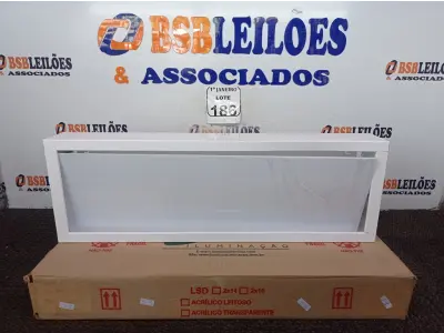 LOTE 186 - 04 LUMINÁRIAS DE EMBUTIR MARCA LUMILUZ. (NO ESTADO) ATENÇÃO! FAZER A VISITAÇÃO ANTES DE ARREMATAR, NÃO SABEMOS SE FUNCIONA. LEILÃO NÃO TEM GARANTIA E NEM DEVOLUÇÃO, SUJEITO A POSSÍVEIS AVARIAS VISÍVEIS/OCULTAS E/OU AUSÊNCIA DE COMPONENTES.