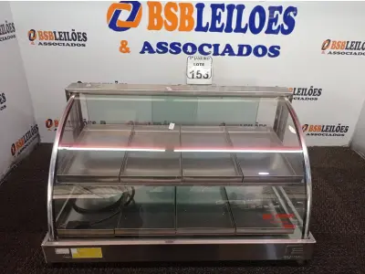 LOTE 153 - 01 ESTUFA PARA SALGADOS COM 08 BANDEJAS. (NO ESTADO) ATENÇÃO! FAZER A VISITAÇÃO ANTES DE ARREMATAR, NÃO SABEMOS SE FUNCIONA. LEILÃO NÃO TEM GARANTIA E NEM DEVOLUÇÃO, SUJEITO A POSSÍVEIS AVARIAS VISÍVEIS/OCULTAS E/OU AUSÊNCIA DE COMPONENTES.