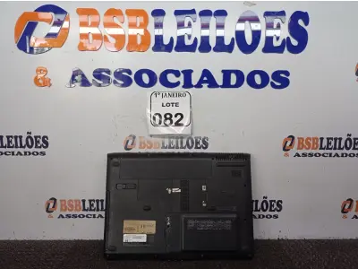 LOTE 082 - 01 NOTEBOOK MARCA HP S/FONTE. (NO ESTADO) ATENÇÃO! FAZER A VISITAÇÃO ANTES DE ARREMATAR, NÃO SABEMOS SE FUNCIONA. LEILÃO NÃO TEM GARANTIA E NEM DEVOLUÇÃO, SUJEITO A POSSÍVEIS AVARIAS VISÍVEIS/OCULTAS E/OU AUSÊNCIA DE COMPONENTES.