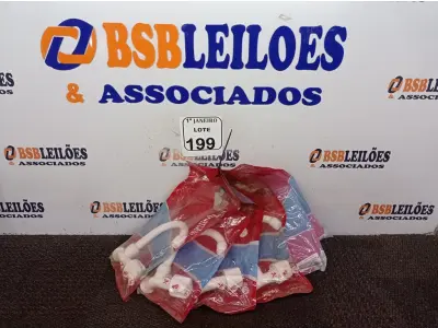 LOTE 199 - 06 TORNEIRAS P/PAREDE NA COR BRANCA MARCA DURIN TAMANHOS DIVERSOS(NOVO). (NO ESTADO) ATENÇÃO! FAZER A VISITAÇÃO ANTES DE ARREMATAR, NÃO SABEMOS SE FUNCIONA. LEILÃO NÃO TEM GARANTIA E NEM DEVOLUÇÃO, SUJEITO A POSSÍVEIS AVARIAS VISÍVEIS/OCULTAS E/OU AUSÊNCIA DE COMPONENTES.