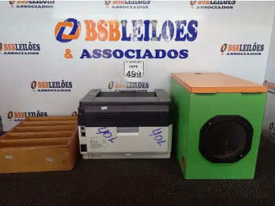 LOTE 499 - 02 CAIXOTES EM MADEIRA E 01 IMPRESSORA KYOCERA. (NO ESTADO) ATENÇÃO! FAZER A VISITAÇÃO ANTES DE ARREMATAR, NÃO SABEMOS SE FUNCIONA. LEILÃO NÃO TEM GARANTIA E NEM DEVOLUÇÃO, SUJEITO A POSSÍVEIS AVARIAS VISÍVEIS/OCULTAS E/OU AUSÊNCIA DE COMPONENTES.