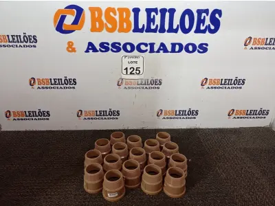 LOTE 125 - 17 UNIDADES DE ADAPTADORES 60MM MARCA KRONA (NOVO). (NO ESTADO) ATENÇÃO! FAZER A VISITAÇÃO ANTES DE ARREMATAR, NÃO SABEMOS SE FUNCIONA. LEILÃO NÃO TEM GARANTIA E NEM DEVOLUÇÃO, SUJEITO A POSSÍVEIS AVARIAS VISÍVEIS/OCULTAS E/OU AUSÊNCIA DE COMPONENTES.