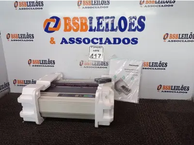 LOTE 417 - 01 IMPRESSORA MULTIFUNCIONAL MODELO KX-P1150 MARCA PANASONIC(NOVO). (NO ESTADO) ATENÇÃO! FAZER A VISITAÇÃO ANTES DE ARREMATAR, NÃO SABEMOS SE FUNCIONA. LEILÃO NÃO TEM GARANTIA E NEM DEVOLUÇÃO, SUJEITO A POSSÍVEIS AVARIAS VISÍVEIS/OCULTAS E/OU AUSÊNCIA DE COMPONENTES.
