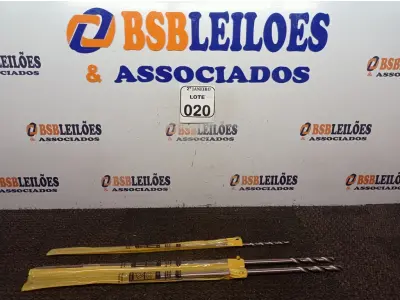 LOTE 020 - 03 BROCAS P/MOURÃO E FIBROCIMENTO ½” 400MM MARCA FERTAK. (NOVO). (NO ESTADO) ATENÇÃO! FAZER A VISITAÇÃO ANTES DE ARREMATAR, NÃO SABEMOS SE FUNCIONA. LEILÃO NÃO TEM GARANTIA E NEM DEVOLUÇÃO, SUJEITO A POSSÍVEIS AVARIAS VISÍVEIS/OCULTAS E/OU AUSÊNCIA DE COMPONENTES.