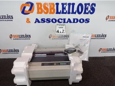 LOTE 417 - 01 IMPRESSORA MULTIFUNCIONAL MODELO KX-P1150 MARCA PANASONIC(NOVO). (NO ESTADO) ATENÇÃO! FAZER A VISITAÇÃO ANTES DE ARREMATAR, NÃO SABEMOS SE FUNCIONA. LEILÃO NÃO TEM GARANTIA E NEM DEVOLUÇÃO, SUJEITO A POSSÍVEIS AVARIAS VISÍVEIS/OCULTAS E/OU AUSÊNCIA DE COMPONENTES.