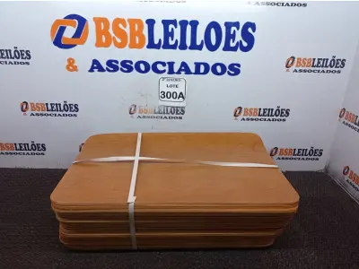 LOTE 300 - 10 TÁBUAS EMBALADAS SEM USO (NO ESTADO) ATENÇÃO! FAZER A VISITAÇÃO ANTES DE ARREMATAR, NÃO SABEMOS SE FUNCIONA. LEILÃO NÃO TEM GARANTIA E NEM DEVOLUÇÃO, SUJEITO A POSSÍVEIS AVARIAS VISÍVEIS/OCULTAS E/OU AUSÊNCIA DE COMPONENTES.