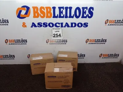 LOTE 254 - 03 CAIXAS COM SAQUINHOS PLÁSTICOS PARA DESCARTES DE ABSORVENTES, CONTEM 10 REFIS COM 60 UNIDADES CADA. (NO ESTADO) ATENÇÃO! FAZER A VISITAÇÃO ANTES DE ARREMATAR, NÃO SABEMOS SE FUNCIONA. LEILÃO NÃO TEM GARANTIA E NEM DEVOLUÇÃO, SUJEITO A POSSÍVEIS AVARIAS VISÍVEIS/OCULTAS E/OU AUSÊNCIA DE COMPONENTES.