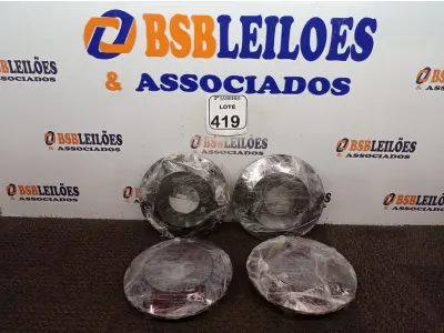 LOTE 419 - 04 ESPAÇADORES PARA RODA DO FUSCA. (NO ESTADO) ATENÇÃO! FAZER A VISITAÇÃO ANTES DE ARREMATAR, NÃO SABEMOS SE FUNCIONA. LEILÃO NÃO TEM GARANTIA E NEM DEVOLUÇÃO, SUJEITO A POSSÍVEIS AVARIAS VISÍVEIS/OCULTAS E/OU AUSÊNCIA DE COMPONENTES.