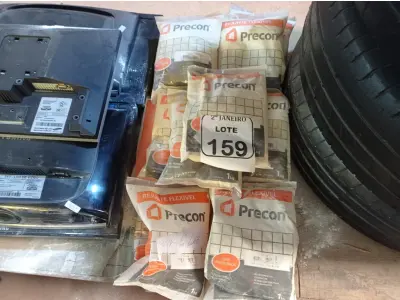 LOTE 159 - 01 LOTE C/VÁRIOS REJUNTES MARCA PRECON (NOVO). (NO ESTADO) ATENÇÃO! FAZER A VISITAÇÃO ANTES DE ARREMATAR, NÃO SABEMOS SE FUNCIONA. LEILÃO NÃO TEM GARANTIA E NEM DEVOLUÇÃO, SUJEITO A POSSÍVEIS AVARIAS VISÍVEIS/OCULTAS E/OU AUSÊNCIA DE COMPONENTES.