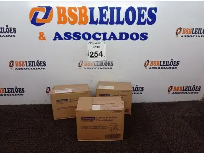 LOTE 254 - 03 CAIXAS COM SAQUINHOS PLÁSTICOS PARA DESCARTES DE ABSORVENTES, CONTEM 10 REFIS COM 60 UNIDADES CADA. (NO ESTADO) ATENÇÃO! FAZER A VISITAÇÃO ANTES DE ARREMATAR, NÃO SABEMOS SE FUNCIONA. LEILÃO NÃO TEM GARANTIA E NEM DEVOLUÇÃO, SUJEITO A POSSÍVEIS AVARIAS VISÍVEIS/OCULTAS E/OU AUSÊNCIA DE COMPONENTES.