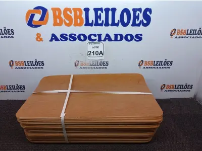 LOTE 210 - 10 TÁBUAS EMBALADAS SEM USO (NO ESTADO) ATENÇÃO! FAZER A VISITAÇÃO ANTES DE ARREMATAR, NÃO SABEMOS SE FUNCIONA. LEILÃO NÃO TEM GARANTIA E NEM DEVOLUÇÃO, SUJEITO A POSSÍVEIS AVARIAS VISÍVEIS/OCULTAS E/OU AUSÊNCIA DE COMPONENTES.