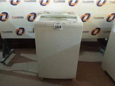 LOTE 384 - 01 MÁQUINA DE LAVAR ROUPAS BRASTEMP 6KG 220V. (NO ESTADO) ATENÇÃO! FAZER A VISITAÇÃO ANTES DE ARREMATAR, NÃO SABEMOS SE FUNCIONA. LEILÃO NÃO TEM GARANTIA E NEM DEVOLUÇÃO, SUJEITO A POSSÍVEIS AVARIAS VISÍVEIS/OCULTAS E/OU AUSÊNCIA DE COMPONENTES.
