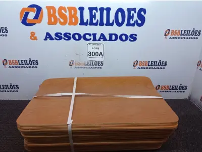 LOTE 300 - 10 TÁBUAS EMBALADAS SEM USO (NO ESTADO) ATENÇÃO! FAZER A VISITAÇÃO ANTES DE ARREMATAR, NÃO SABEMOS SE FUNCIONA. LEILÃO NÃO TEM GARANTIA E NEM DEVOLUÇÃO, SUJEITO A POSSÍVEIS AVARIAS VISÍVEIS/OCULTAS E/OU AUSÊNCIA DE COMPONENTES.