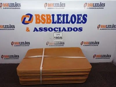 LOTE 180 - 10 TÁBUAS EMBALADAS SEM USO (NO ESTADO) ATENÇÃO! FAZER A VISITAÇÃO ANTES DE ARREMATAR, NÃO SABEMOS SE FUNCIONA. LEILÃO NÃO TEM GARANTIA E NEM DEVOLUÇÃO, SUJEITO A POSSÍVEIS AVARIAS VISÍVEIS/OCULTAS E/OU AUSÊNCIA DE COMPONENTES.