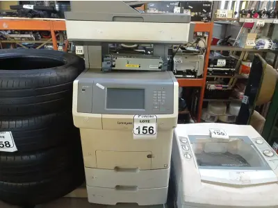 LOTE 156 - 01 IMPRESSORA LEXMARK  X748DE. (NO ESTADO) ATENÇÃO! FAZER A VISITAÇÃO ANTES DE ARREMATAR, NÃO SABEMOS SE FUNCIONA. LEILÃO NÃO TEM GARANTIA E NEM DEVOLUÇÃO, SUJEITO A POSSÍVEIS AVARIAS VISÍVEIS/OCULTAS E/OU AUSÊNCIA DE COMPONENTES.