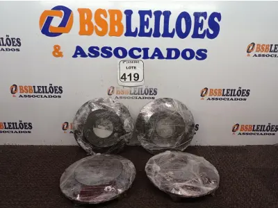 LOTE 419 - 04 ESPAÇADORES PARA RODA DO FUSCA. (NO ESTADO) ATENÇÃO! FAZER A VISITAÇÃO ANTES DE ARREMATAR, NÃO SABEMOS SE FUNCIONA. LEILÃO NÃO TEM GARANTIA E NEM DEVOLUÇÃO, SUJEITO A POSSÍVEIS AVARIAS VISÍVEIS/OCULTAS E/OU AUSÊNCIA DE COMPONENTES.