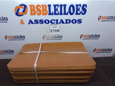 LOTE 210 - 10 TÁBUAS EMBALADAS SEM USO (NO ESTADO) ATENÇÃO! FAZER A VISITAÇÃO ANTES DE ARREMATAR, NÃO SABEMOS SE FUNCIONA. LEILÃO NÃO TEM GARANTIA E NEM DEVOLUÇÃO, SUJEITO A POSSÍVEIS AVARIAS VISÍVEIS/OCULTAS E/OU AUSÊNCIA DE COMPONENTES.