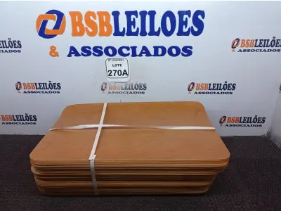 LOTE 270 - 10 TÁBUAS EMBALADAS SEM USO (NO ESTADO) ATENÇÃO! FAZER A VISITAÇÃO ANTES DE ARREMATAR, NÃO SABEMOS SE FUNCIONA. LEILÃO NÃO TEM GARANTIA E NEM DEVOLUÇÃO, SUJEITO A POSSÍVEIS AVARIAS VISÍVEIS/OCULTAS E/OU AUSÊNCIA DE COMPONENTES.
