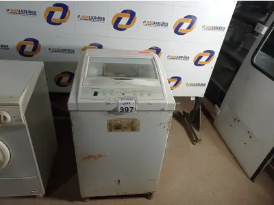 LOTE 397 - 01 MÁQUINA DE LAVAR ROUPAS BRASTEMP 06KG E 01 FOGÃO 04 BOCAS. (NO ESTADO) ATENÇÃO! FAZER A VISITAÇÃO ANTES DE ARREMATAR, NÃO SABEMOS SE FUNCIONA. LEILÃO NÃO TEM GARANTIA E NEM DEVOLUÇÃO, SUJEITO A POSSÍVEIS AVARIAS VISÍVEIS/OCULTAS E/OU AUSÊNCIA DE COMPONENTES.