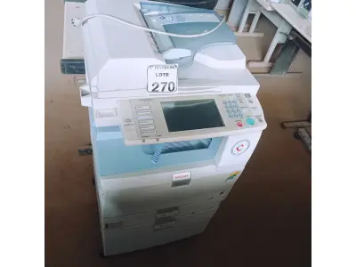 LOTE 270 - IMPRESSORA RICOH PM2051 (NO ESTADO) ATENÇÃO! FAZER A VISITAÇÃO ANTES DE ARREMATAR, NÃO SABEMOS SE FUNCIONA. LEILÃO NÃO TEM GARANTIA E NEM DEVOLUÇÃO, SUJEITO A POSSÍVEIS AVARIAS VISÍVEIS/OCULTAS E/OU AUSÊNCIA DE COMPONENTES.