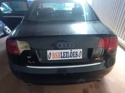 LOTE 320 - AUDI A4 1.8 TURBO, 2006/2007. TETO SOLAR, MULTITRONIC, TODAS ARO 18, COMPLETO. HOMOCINÉTICA ESQUERDA E TRIZETA QUEBRADA. (NO ESTADO)