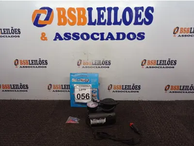 LOTE 056 - 01 AIR COMPRESSOR DC12V.(NOVO) (NO ESTADO) ATENÇÃO! FAZER A VISITAÇÃO ANTES DE ARREMATAR, NÃO SABEMOS SE FUNCIONA. LEILÃO NÃO TEM GARANTIA E NEM DEVOLUÇÃO, SUJEITO A POSSÍVEIS AVARIAS VISÍVEIS/OCULTAS E/OU AUSÊNCIA DE COMPONENTES.